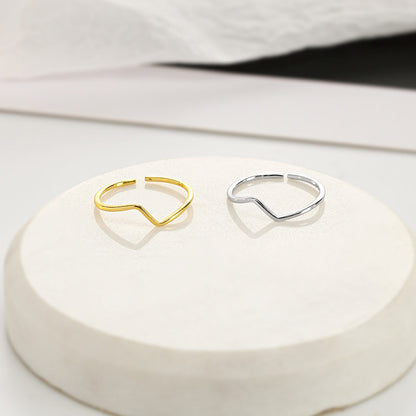 Lightning Bolt Z Letter Ring in 925 Silver | Women's Retro Minimalist Band | Luxe & Versatile | Trendy Fashion