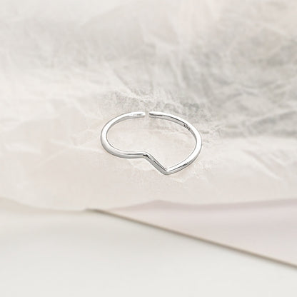 Lightning Bolt Z Letter Ring in 925 Silver | Women's Retro Minimalist Band | Luxe & Versatile | Trendy Fashion